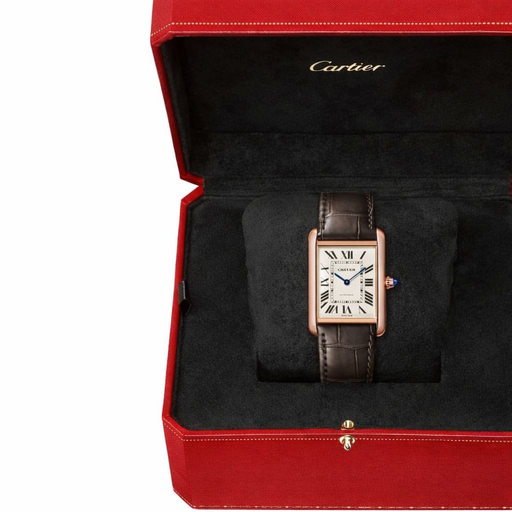 Luxury Rectangular Leather Watch – Classic Roman Dial | Elegant Designer Style