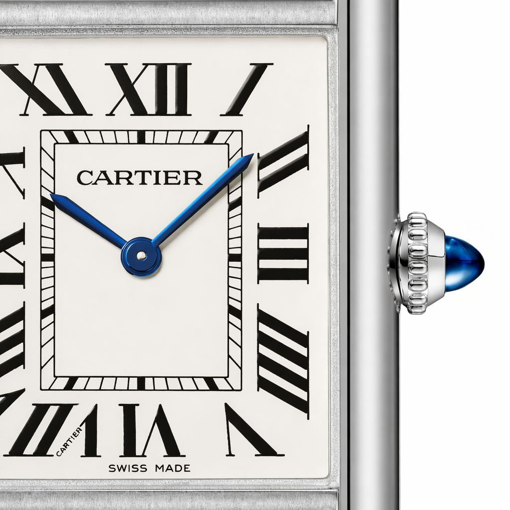 Luxury Rectangular Leather Watch – Classic Roman Dial | Elegant Designer Style