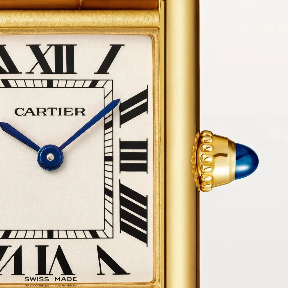 Classic Rectangular Leather Strap Watch