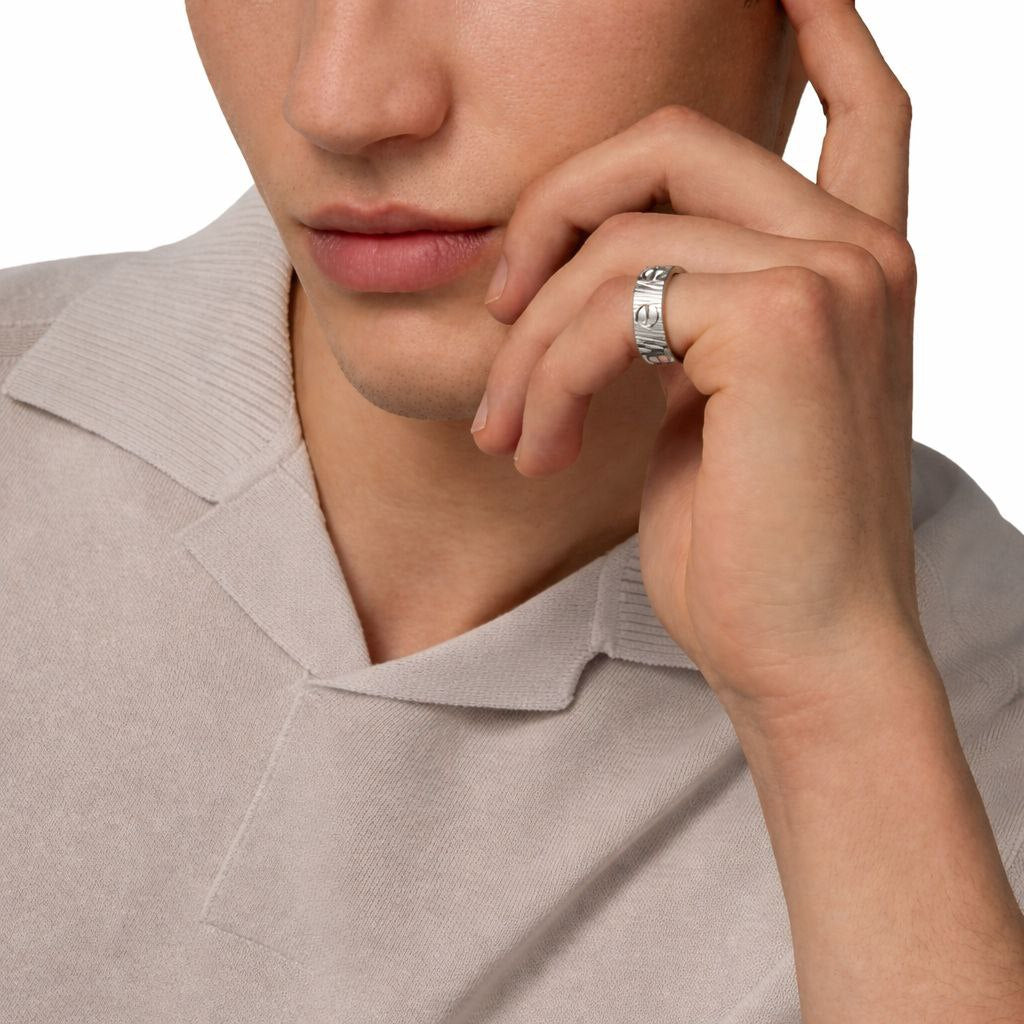 Luxury Screw Ring – 18K Gold Plated Stainless Steel | Minimal Elegant Band
