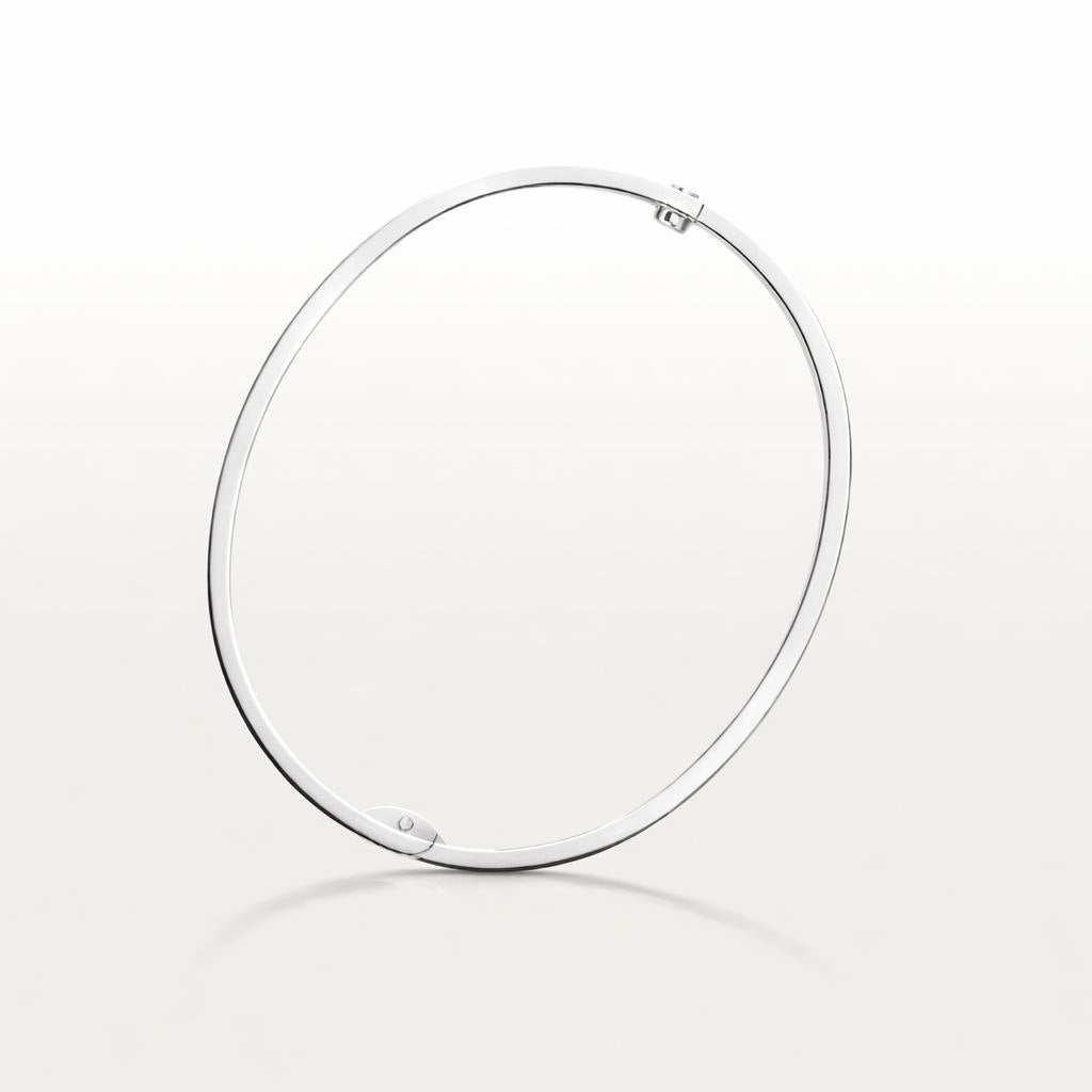 Luxury Screw Diamond Bracelet – 18K Gold Plated Bangle