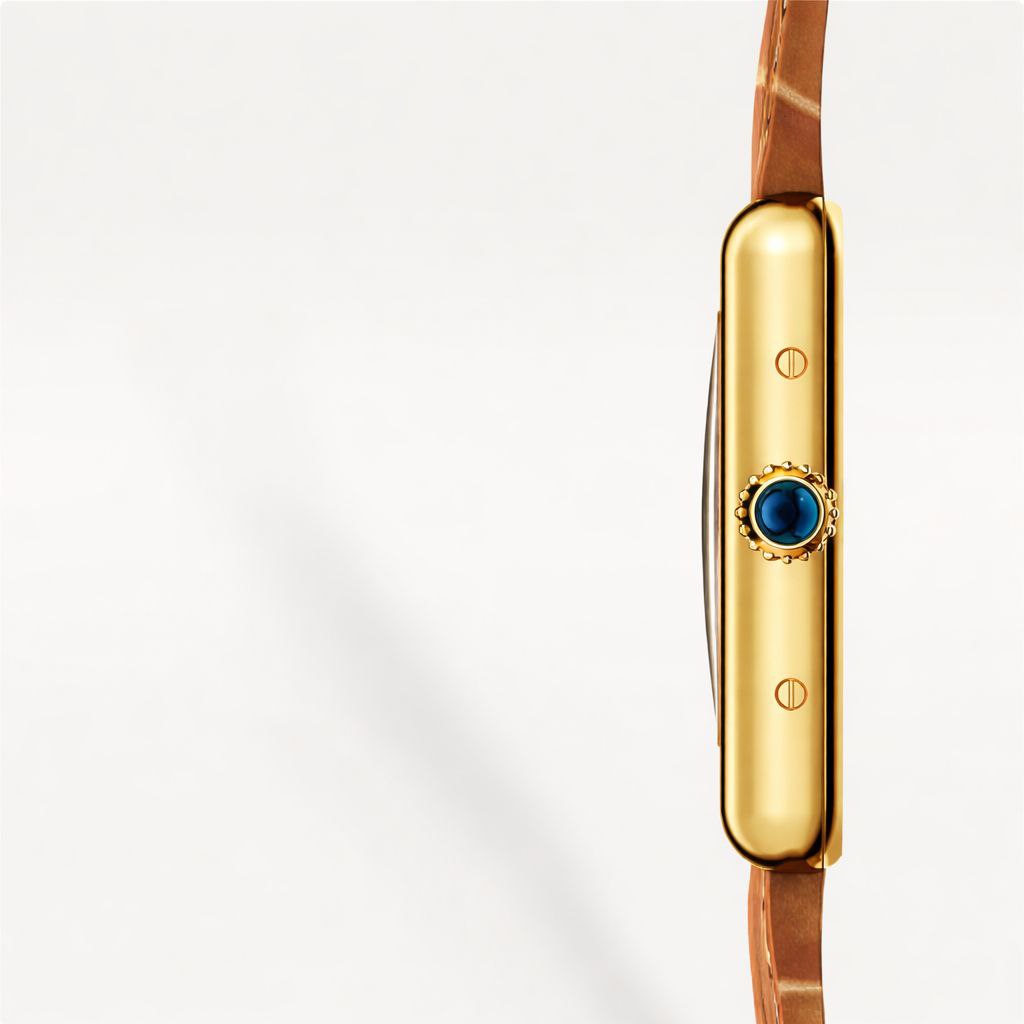 Luxury Rectangular Leather Watch – Classic Roman Dial | Elegant Designer Style