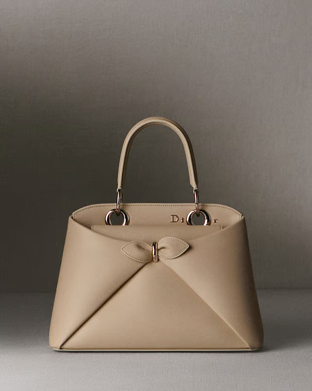 Structured Bow Handle Bag