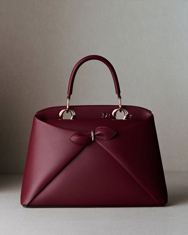 Structured Bow Handle Bag